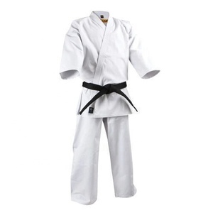 Haute Qualité Kyokushinkai dogi Dobok 12oz 100% Coton Toile Karaté Uniforme Kimono Gi Tissu Pour Enfants Adulte Livraison Blanc Ceinture - Product Image 5