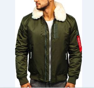 Blouson d'hiver pour homme, sticker style aviateur, offre spéciale, grande taille - Product Image 1