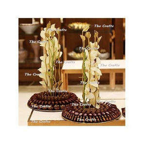 Bandeja de Chocolate de Color dorado y hierro para restaurante y hogar, vajilla decorativa para postres, dulces, bandeja de Chocolate - Product Image 4