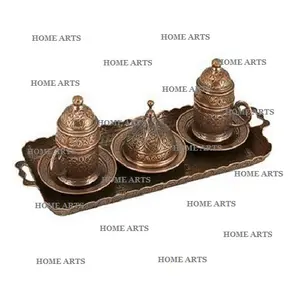 Арабская латунная чайная чашка и блюдце индивидуальная форма и размер латунная чашка блюдце кофейная сервировальная чашка набор блюдца