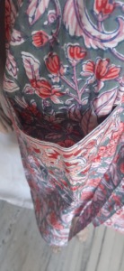 Ropa de dormir de alta calidad bloque de mano Paisley impreso algodón correr Kimono Rob tela para materiales de ropa de dormir mejor en precio - Product Image 4