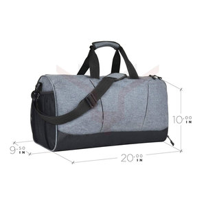 Sac de sport unisexe, logo personnalisé, polyester, fermeture éclair, nouvelle mode, équipement de fitness - Product Image 3