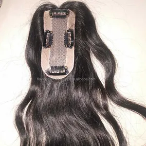 Swiss lace/ Silk Base Thin Skin Toupee Human Hair, Different size Brazilian Human Hair Topper