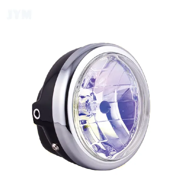 Xan-232 Kleine 5.75 Inch Geel Lens Motorfiets Koplamp Voor Yamaha