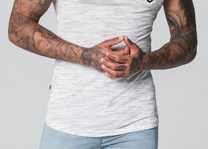 Camiseta unisex barata 50% Algodón 50% poliéster camiseta en blanco Lisa para hombre con logotipo personalizado al por mayor - Product Image 4