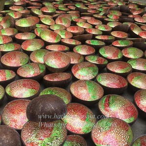 Best Seller Eggshell <b>Coconut</b> Bowl Ecofriendly Vietnam Lacquer <b>Coconut</b> <b>Shell</b> Bowl - Product Image 4
