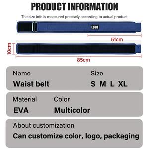 Misha-Cinturón de entrenamiento para hombre, cinturón de neopreno para Fitness, transpirable, 5 unidades, 2022 - Product Image 6
