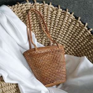 Cheapest Comfortable Rattan Handbag - Natural Material Rattan for Working and Shopping - Product Image 5