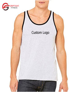 Débardeur en jersey à col rond Athlétique Heather Débardeur en coton unisexe Débardeur en jersey à col rond - Product Image 3