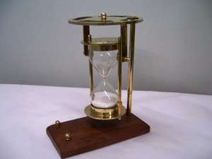 นาฬิกาทรายจับเวลา3นาทีทำจากทองเหลืองโบราณมาใหม่สีทองมีสไตล์สำหรับตกแต่งบ้าน - Product Image 6