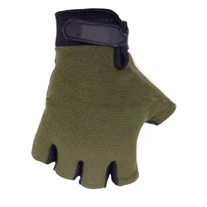 Wholesale custom Heavy Duty Breathable Cycling Gloves Bike Riding Gloves Green Color With Custom Logo