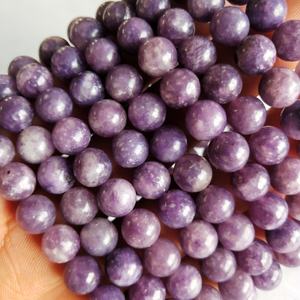 Pulsera de cuentas de oro de 18k para mujer, brazalete de acero inoxidable con amatista tibetana, religioso, con ojos, corazón, infinito - Product Image 6