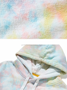 Hoodie Boxy Imprimé Personnalisé en Gros avec Logo, Sweat à Capuche Tie-Dye, Fabricant de Hoodies en Coton Épais Délavé à l'Acide - Product Image 3