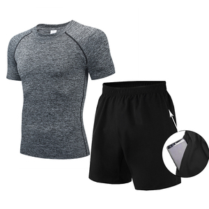 Wholesale Compression Pants Shirt Top Long Sleeve <b>Jacket</b> Set Suit Face Cover Gym Fitness Sets 5Pcs Men's <b>Workout</b> Clothes - Product Image 2