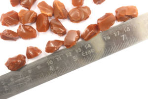 10 piezas 100% ópalo de fuego mexicano marrón Natural 16-20 MM gemas ásperas sin tratar para la fabricación de joyas bonita colección - Product Image 5