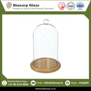 Cubierta de cúpula de cristal de bestia Cloche de cristal de Venta caliente con luces de cadena de cobre al mejor precio - Product Image 3