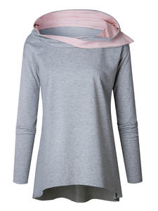 Sudaderas con Capucha de Forro Polar Ecológicas para Mujer, Sudaderas Deportivas, Diseño Personalizado Liso, Otoño Invierno, Talla Grande, Logotipo Delantero y Trasero - Product Image 4
