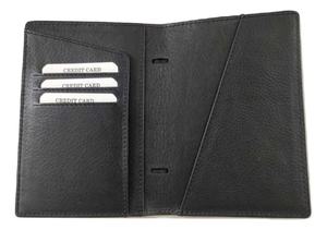 Unisex Genuine Leather Vintage RFID <b>Wallet</b> with Long Open Closure Embroidery Candy Pattern Passportholder for <b>Travel</b> - Product Image 3