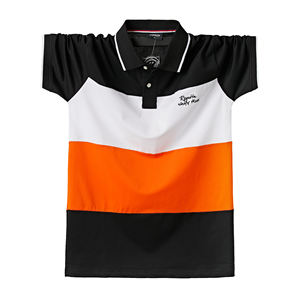 Premium logotipo personalizado Color sólido liso para camiseta Polo 100% algodón mercerizado doble longitud larga camisa en blanco - Product Image 3