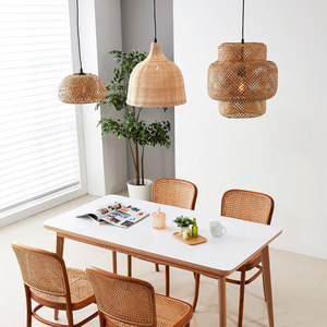 Đèn Chùm Đèn Mây Liễu Gai Đèn Treo Bằng Tre//Jolene + 84 336089155 - Product Image 4