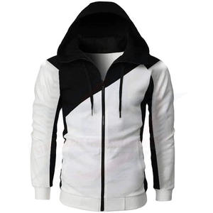 Customized <b>Men's</b> Hoodies Solid Patchwork <b>Fleece</b> Hoodie Stranger Style <b>Hooded</b> Hoodies <b>Men's</b> Clothing Sweatshirt <b>Men</b> - Product Image 6