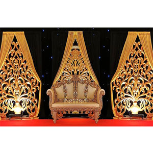 ที่น่าตื่นตาตื่นใจไฟเบอร์กลาสฉากหลังแต่งงานแผงดอกไม้อินเทรนด์แผนกต้อนรับส่วนหน้าจัดงานแต่งงานดอกไม้กรอบแต่งงานกลับเวทีแผงไฟเบอร์ตกแต่ง - Product Image 1