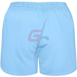 Pantalones cortos de yoga para correr para mujer 2 en 1, pantalones cortos atléticos de entrenamiento con bolsillo/proveedor de pantalones cortos de lana fina para mujer - Product Image 3