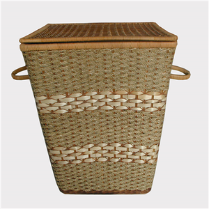 Armoire de rangement en bambou écologique, tiroirs colorés, artisanat, armoire à livres, armoire à dossiers, paniers en osier multifonctionnels, rangement pour jouets - Product Image 5