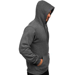 Échantillon gratuit OEM Ensemble pull-over à capuche à manches longues pour hommes 50% coton 50% polyester Imprimé en 3D Vêtements surdimensionnés noirs vente en gros - Product Image 5