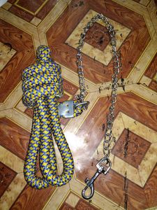 VENDO Cadena de plomo de cuero genuino con relleno de color clip pesado IN; dólar 4 tamaños 2m a 6m - Product Image 3