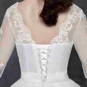 2019ที่ถูกที่สุดผ้าคลุมหน้าเจ้าสาวยาว - Product Image 1