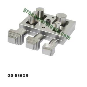 Kit de découpe de disques rectangulaires, poinçon fantaisie, outil de fabrication de bijoux, kit de découpe de métal, poinçon de centrage, outil en acier |   Numéro d'article GS-589DB - Product Image 1