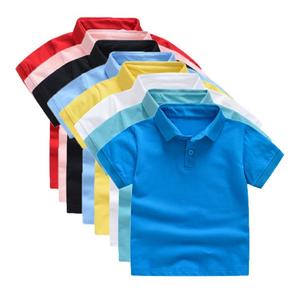 Camiseta de secado rápido para niños y niñas, polo de manga corta con logotipo personalizado, gran oferta, precio de fábrica, 2021 - Product Image 4