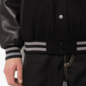 แจ็กเก็ตเลตเทอร์แมนสำหรับผู้ชายและผู้หญิงแขนเสื้อเบสบอลออกแบบได้ตามต้องการ - Product Image 5