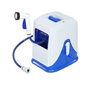 GREEN LIFE Enrouleur de tuyau en PVC portable de qualité supérieure, pulvérisateur à gâchette de 30 mètres, outils d'arrosage en plastique durable pour la maison et le jardin, modèles multiples - Product Image 1