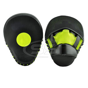 Manoplas de Boxeo de Cuero Profesional, Almohadillas de Enfoque MMA, Objetivo de Golpeo Transpirable para Entrenamiento y Coaching - Product Image 1