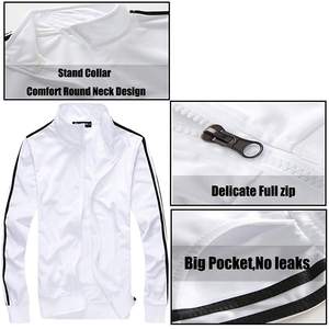 Ensemble de sport pour hommes, vêtements d'entraînement, fermeture éclair complète, tenue de sport, Sweat-shirt décontracté - Product Image 3