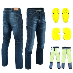 Riding Pants With Armor Cycling Denim Jeans Motocross Racing Motorcycle Apparel Men Motorcycle Pants