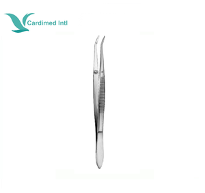 Barraquer 12 cm Instruments chirurgicaux manuels, Pince à suture ciliaire angulaire en acier inoxydable lisse, Certifié CE Classe I, Garantie 1 an - Product Image 1