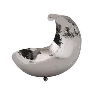 Tazón de frutas martillado de aluminio de diseñador, la mayor calidad, tamaño personalizado, frutas secas, dátiles, tazón para servir en la India - Product Image 1