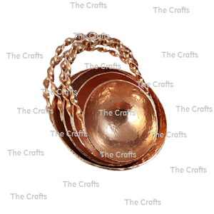 ถ้วยตวงทำจากทองแดงพร้อมที่จับทองเหลืองถ้วยตวงเครื่องครัวหลายขนาด - Product Image 6