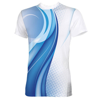 Kaos Golf Pria Dewasa Ramah Lingkungan Bahan Polyester Custom Sublimasi dengan Logo dan Desain Kustom