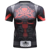 T-shirts de Super héros Marvel, chemises unisexe avec logo, taille et couleur, personnalisés, de haute qualité, pour Fans de Super-héros