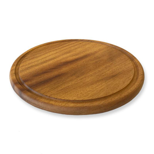 Planche à découper en bois d'acacia pour la cuisine Pizza servant légumes coupe et planche de charcutier pour la cuisine de la maison et de l'hôtel - Product Image 1