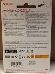 แฟลชไดรฟ์ Sandisk IXpand ของแท้100% ใช้ SDIX60N-256G iPhone และ iPad - Product Image 5