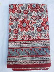 Couvre-lit en tissu imprimé en bloc personnalisé en gros avec broderie artisanale, design ajusté, taille king, couvre-lit, drap de lit - Product Image 2