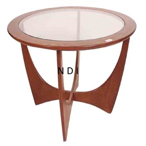 โต๊ะกลางสำหรับตกแต่งทำเองทำเองได้โต๊ะกระจกตกแต่งเฟอร์นิเจอร์โต๊ะกาแฟแกะสลักด้วยมือ - Product Image 1