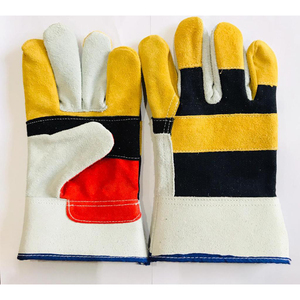 Guantes de trabajo de seguridad industrial, cuero Partido de vaca - Product Image 6