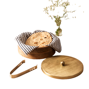 Caja de madera Chapati cazuela olla caliente y caja Roti con forma redonda accesorios de cocina contenedor Chapati - Product Image 3