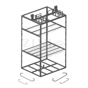 Electroplating load-bearing frame for cataphoresis made in Italy